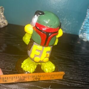 RatFink StarWars BobaFett Rocket Firing HandPainted AcrylicArt Crossover RARE FF